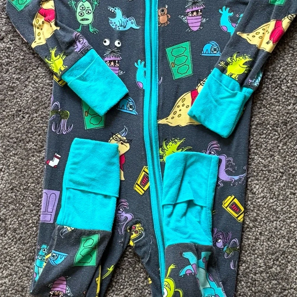Little Sleepies OG Monsters Inc Zippy 6-12 - Picture 3 of 5